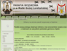 Tablet Screenshot of deblin.ordynariat.pl