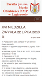 Mobile Screenshot of legionowo.ordynariat.pl